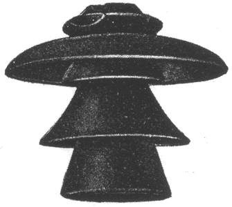 FIG. 7. TYPE OF INSULATOR USED ON LOCKPORT-CHICAGO TRANSMISSION LINE.
