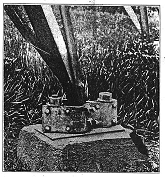 METHOD OF FASTENING TOWER TO FOUNDATION.