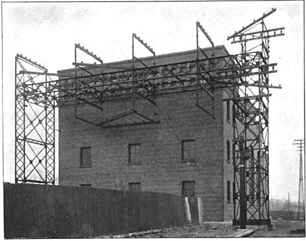 FIG. 4. � THE TERMINAL CABLE RACK AT THE ROCKAWAY JUNCTION SUB-STATION