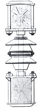FIG. 5. � A STRAIN INSULATOR MANUFACTURED BY THE R. THOMAS & SONS COMPANY, EAST LIVERPOOL, OHIO.
