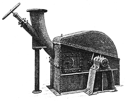 EXCITER WHEEL AND REGULATING NOZZLE - HOUSING CLOSED.