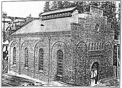 STEP-UP TRANSFORMER HOUSE AT HEAD OF THE SHAFT.