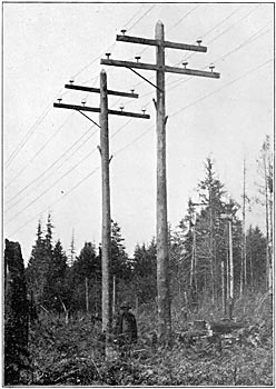 A TRANSPOSITION, SHOWING METHOD OF LINE CONSTRUCTION.