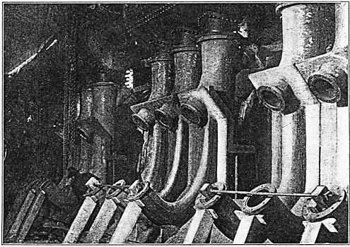 ERECTING NOZZLES AND MANIFOLDS. - UNITS I AND II.