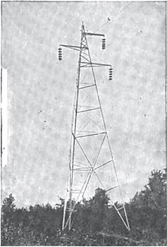 FIG. 1. � 53-FOOT TRANSMISSION TOWER.