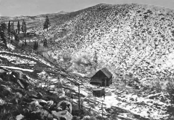 Plate III.  Power-House at Green Creek.