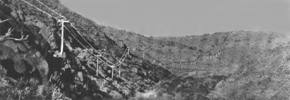 Plate IV.  Summer View on Pole-Line, looking east, 10 miles from Bodie.