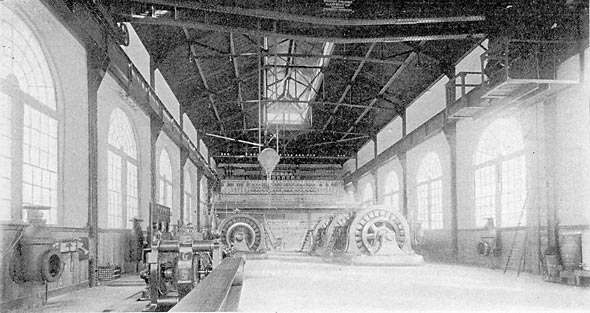 FIG. 3. - INTERIOR OF OGDEN POWER HOUSE.