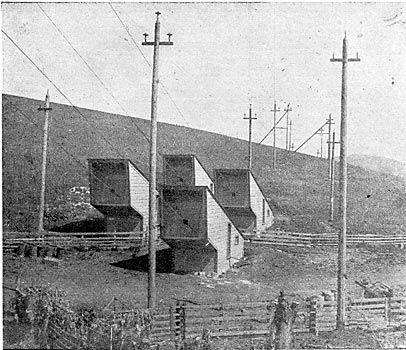 THE FOUR ANCHORAGES BEHIND THE LEANING TOWER.