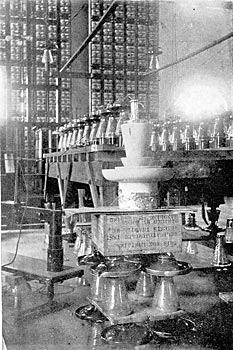 A SADDLE INSULATOR UNDER TEST.