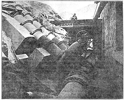 GATE VALVES SEPARATE RECEIVERS AND PIPE LINES.