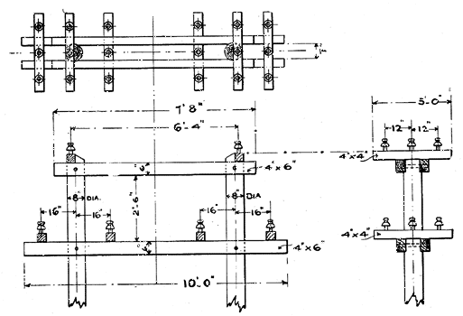 DETAILS OF THE FRAMING AT THE FEATHER RIVER CROSSING.