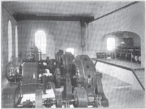 DIRECT CONNECTED GENERATORS AND THE OPERATING BOARD AT GROMO.