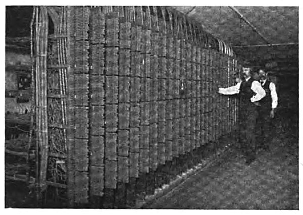 FIG. 1 � TERMINAL ROOM OF PITTSBURG TELEPHONE EXCHANGE.