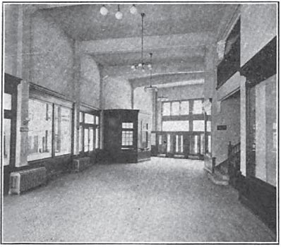 WAITING ROOM IN BALTIMORE TERMINAL STATION