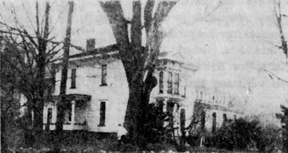 Old Fred M. Locke homestead.