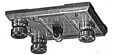 MCDONALD GLASS HANGER BOARD.