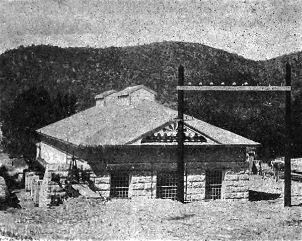 THE FRESNO ELECTRIC TRANSMISSION POWER HOUSE.