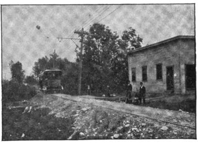 SUBSTATION FOR CONVERTING THREE-PHASE TO 500 VOLT DIRECT CURRENT.