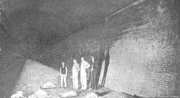 VIEW IN THE GREAT TUNNEL.