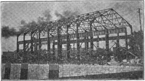 STEEL SKELETON OF POWER HOUSE.