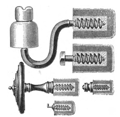 BOEDDINGHAUS SPIRAL WALL SOCKET.