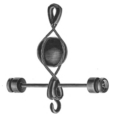 THE METROPOLITAN ARC LAMP HANGER.