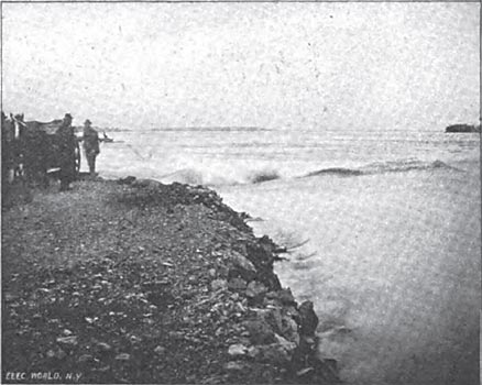 BUILDING THE WING DAM.