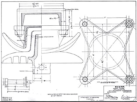 FIG. 45. - B. & M. Main line insulator