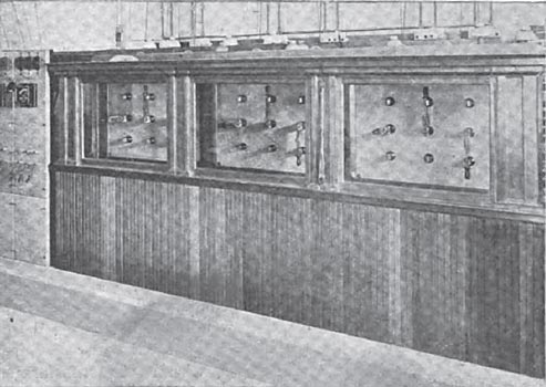 HIGH-TENSION SWITCHBOARD.