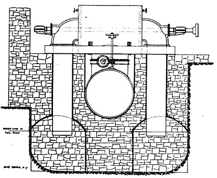 TURBINE, PENSTOCK AND DRAFT TUBES.