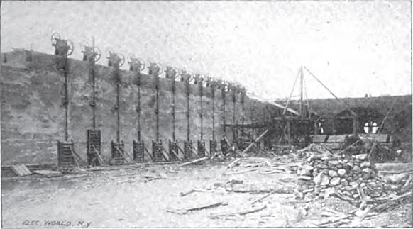 THE WASTE GATE FROM THE FORE BAY.