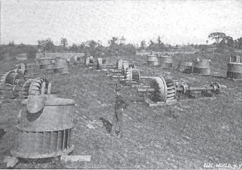 A FEW OF THE TURBINES.