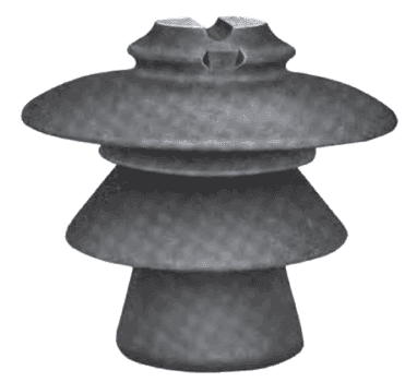 Fig. 1. Four Part Pin Insulator for 60000 Volts