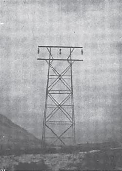 Fig. 4. Suspension Insulators on 60000 Volt Transmission Line