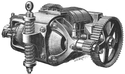 FIG. 6. � Sprague Electric Railway System.  Car Motor.