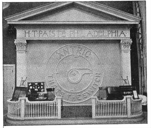 THE H. T. PAISTE EXHIBIT AT THE WORLD