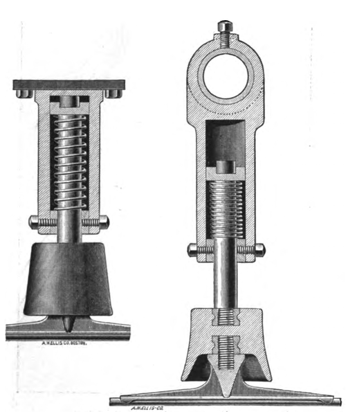 BRENNAN TROLLEY WIRE HANGER.