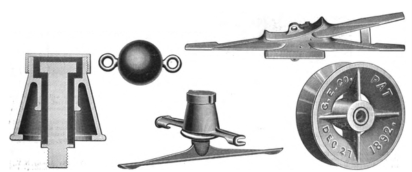 NEW GENERAL ELECTRIC RAILWAY LINE MATERIAL.