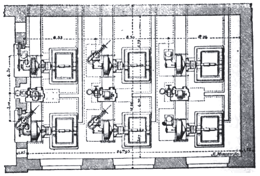 PLAN OF GENERATING STATION.