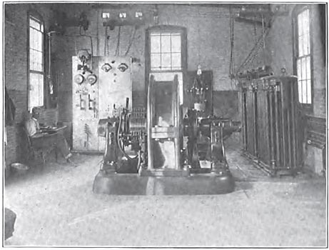 INTERIOR OF ROTARY CONVERTER SUBSTATION AT RIDLEY CREEK
