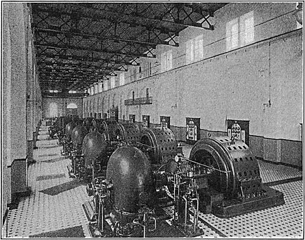 FIG. 5. - INTERIOR OF POWER PLANT, BRUSIO, SWITZERLAND.