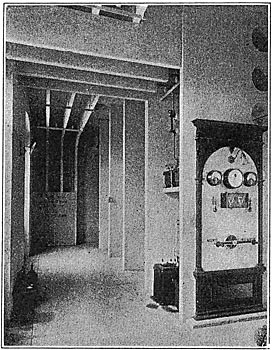 FIG. 19.�FIFTY-THOUSAND-VOLT SWITCH ROOM AT LOMAZZO.