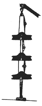 Fig. 1. Three Unit Link Suspension Insulator