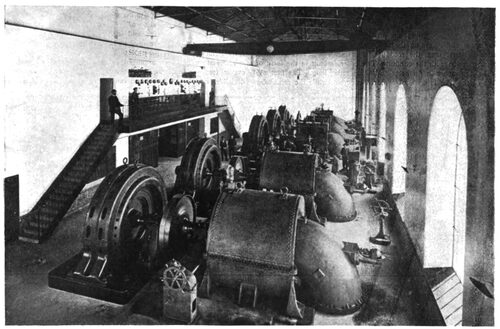 FIG. 3. � VIEW OF INTERIOR MAIN GENERATOR ROOM, GRENOBLE.