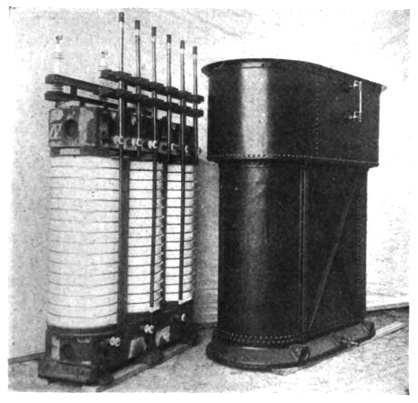 FIG. 4. � TRANSFORMER CORES AND OIL TANK.