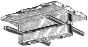 PORCELAIN CEILING CLEAT.