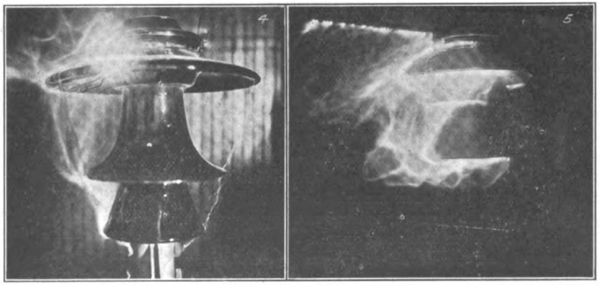 HIGH-TENSION DISCHARGES AND THE "DARK FLASH".