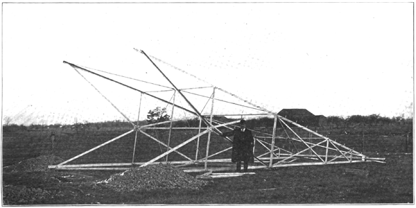STEEL TOWER ON NIAGARA FALLS AND TORONTO TRANSMISSION LINE.