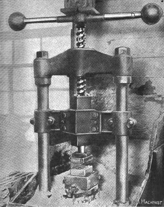 FIG. 13. THE MOLDING MACHINE